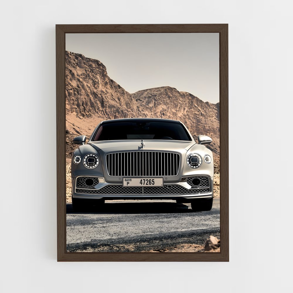 Poster Désert de Luxe – affiche Bentley (vue 5)